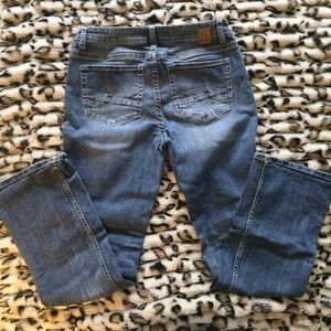 BKE Women's Peyton Boot Cut Jeans in Classic Blue Size 30R 30×31.5